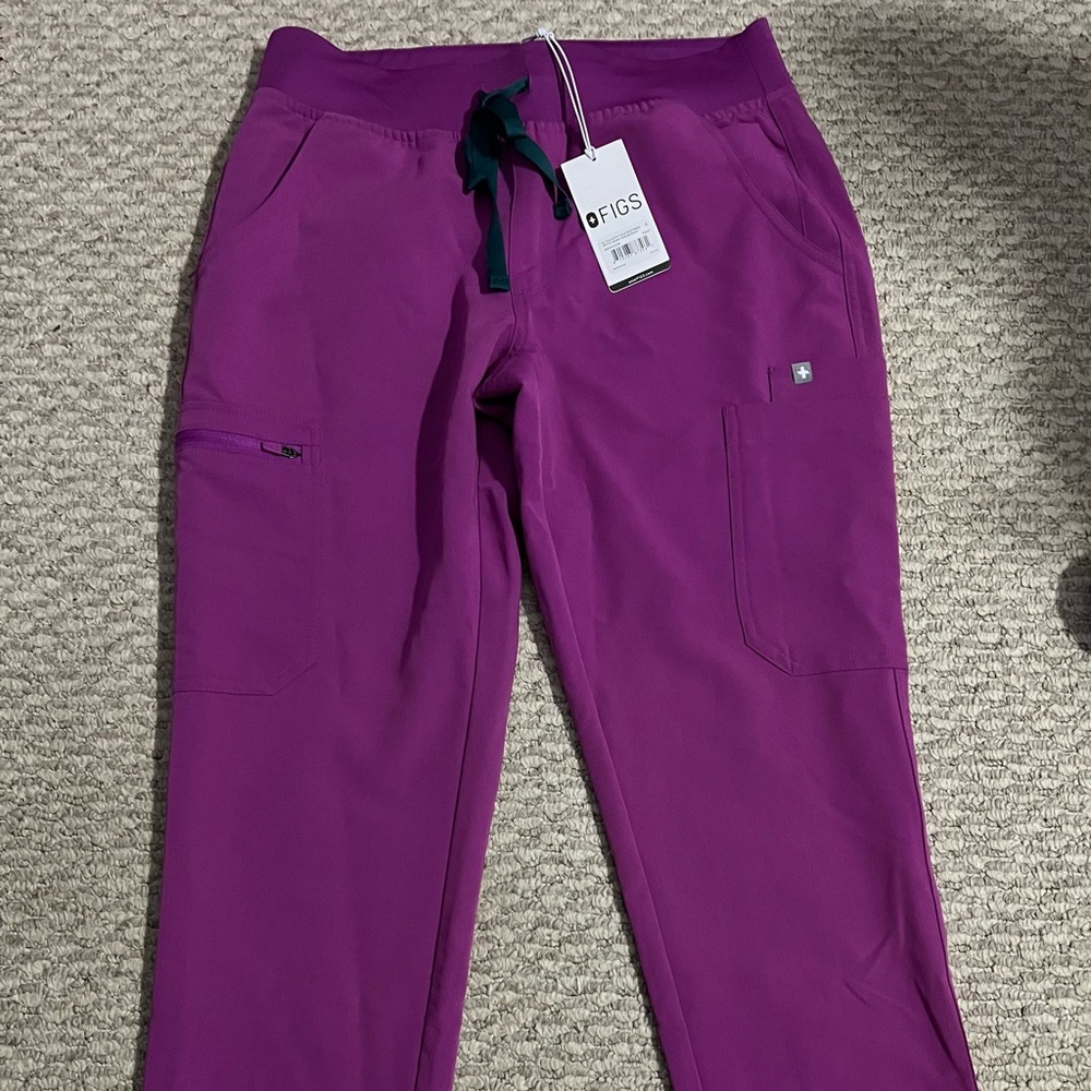 Figs Bright Fuchsia SP pants